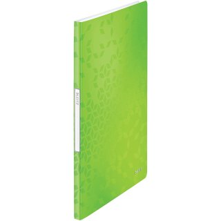 LEITZ Sichtbuch WOW A4 PP mit 20 Hüllen grün-metallic