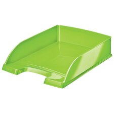 LEITZ Briefablage Plus WOW A4 Polystyrol grün-metallic