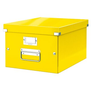 LEITZ Ablagebox Click & Store WOW DIN A4 gelb