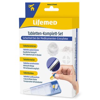 Lifemed Tabletten-Komplett-Set Kunststoff