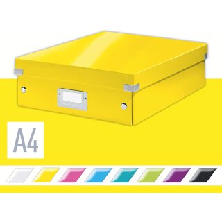 LEITZ Organisationsbox Click & Store WOW groß gelb