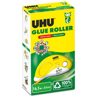UHU Kleberoller GLUE Roller permanent 8,4 mm x 16,5 m nachfüllbar