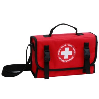LEINA Erste-Hilfe-Notfalltasche klein ohne Inhalt rot