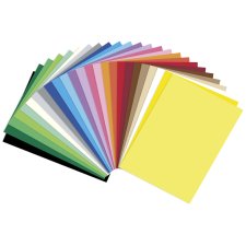 folia Tonpapier DIN A5 130 g/qm 25 Farben sortiert 100 Blatt