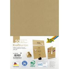 folia Kraftkarton 230 g/qm DIN A5 50 Blatt