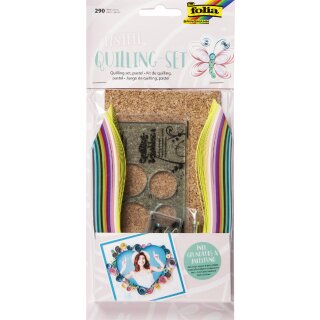 folia Quilling-Set PASTELL 290-teilig