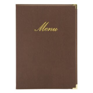 Securit Speisekarten-Mappe CLASSIC A4 braun