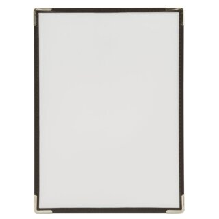 Securit Speisekarten-Mappe CRYSTAL A4 für 2 Blatt 3er Set