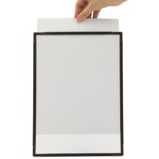 Securit Speisekarten-Mappe CRYSTAL A4 für 2 Blatt...