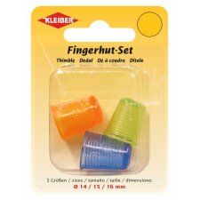 KLEIBER Fingerhut farbig sortiert 3er Set