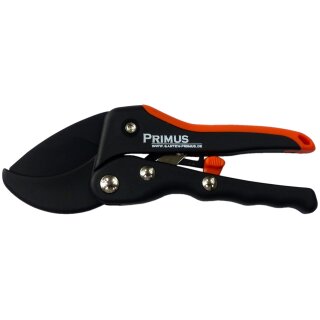 Garten PRIMUS Damen-Ratschenschere Länge: 174 mm schwarz / orange