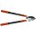 Garten PRIMUS Astschere Astamboss-Ratschenschere teleskopierbar schwarz / orange