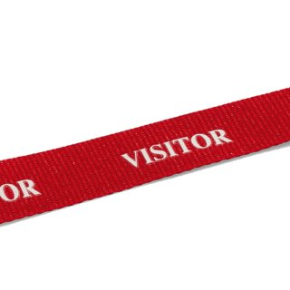 DURABLE Textilband 20 VISITOR Länge: 440 mm rot