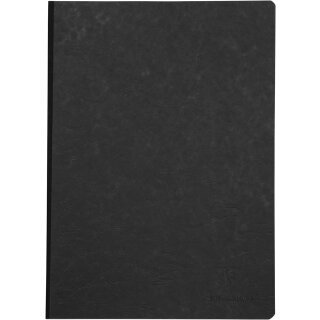 Clairefontaine Notizbuch AGE BAG DIN A4 blanko schwarz 96 Blatt