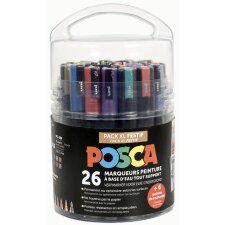 POSCA Pigmentmarker "Pack XL Festif" 26er Set...