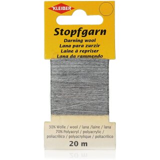 KLEIBER Stopfgarn 20 m hellgrau