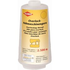 KLEIBER Overlock-Nähmaschinengarn 2.500 m weiß