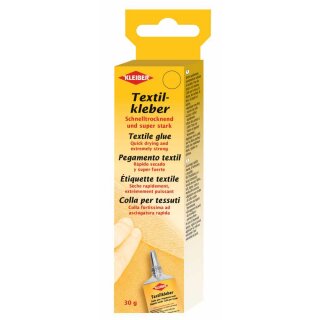 KLEIBER Textilkleber transparent 30 g