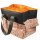 KLEIBER Bastel-/Handarbeitstasche orange/grau