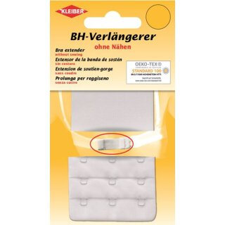 KLEIBER BH-Verlängerung Breite: 55 mm 3 Haken weiß