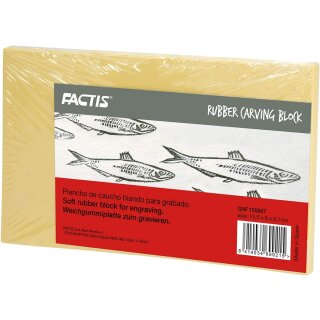 Marabu Softdruckplatte "Factis Rubber Carving Block" 155 mm
