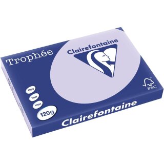 Clairefontaine Multifunktionspapier Trophée A3 120 g/qm lila 250 Blatt