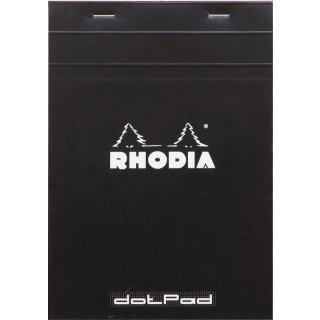 RHODIA Notizblock "dotPad" DIN A5 gepunktet schwarz 80 Blatt