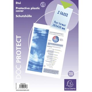EXACOMPTA Schutzhülle Doc Protect DIN A3 PVC