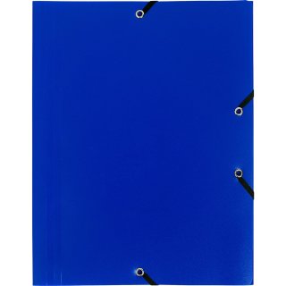 EXACOMPTA Eckspannermappe Opaque Eco DIN A4 PP blau