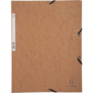 EXACOMPTA Eckspannermappe DIN A4 Karton tabak