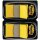 Post-it Haftmarker Index 25,4 x 43,2 mm gelb 2 Blöcke á 50 Blatt