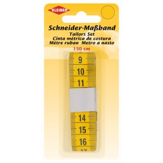 KLEIBER Schneider-Maßband 150 cm gelb