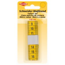 KLEIBER Schneider-Maßband 150 cm gelb