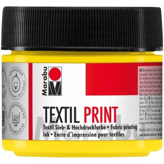 Marabu Textilfarbe "Textil Print" primärgelb 100 ml