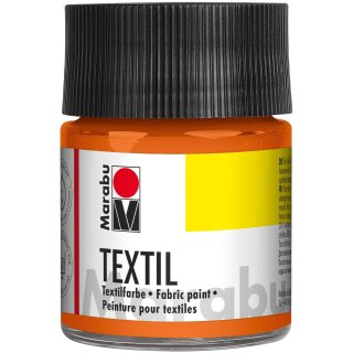 Marabu Textilfarbe "Textil" orange 50 ml für helle Textilien