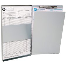 WESTCOTT Formularhalter-Box aus Aluminium DIN A4