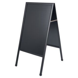 Bi-Office Kundenstopper mit Kreideoberfläche (B)450 x (H)900 mm schwarz
