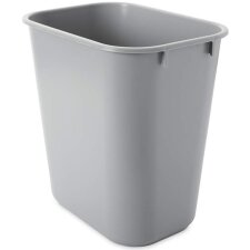 Rubbermaid Papierkorb 12,9 Liter rechteckig PE grau