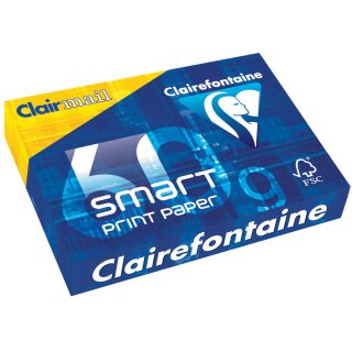 Clairefontaine Multifunktionspapier "Clairmail" DIN A4 70 g/qm weiß 500 Blatt