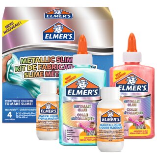 ELMERS Slime Set "Metallic Slime Kit" 4-teilig