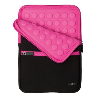 PAGNA Sleeve "Go" für Tablet-PC schwarz / dunkelrosa