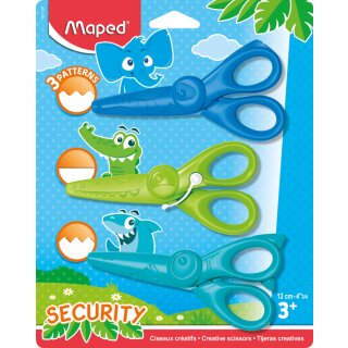 Maped Konturenscheren-Set KIDICRAFT 3er Set auf Blister