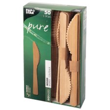 PAPSTAR Bambus-Messer "pure" Länge: 170 mm...