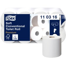 TORK Toilettenpapier 3-lagig weiß 8 Rollen à...