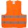 cartrend Pannenweste/Warnweste EN ISO 20471 orange