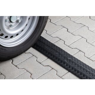 cartrend Kabelbrücke Länge: 1,0 m schwarz