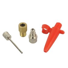 FISCHER Fahrrad-Luftpumpen-Adapter-Set 4-teilig