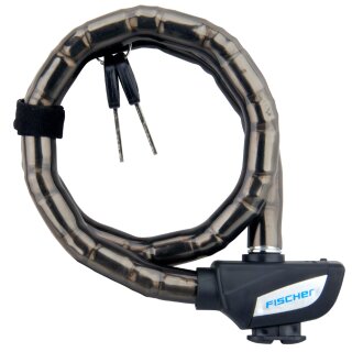 FISCHER Glieder-Fahrradschloss Länge: 700 mm schwarz
