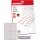 Kores Folien-Etiketten 105 x 148 mm transparent 40 Etiketten auf 10 Blatt