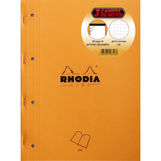 RHODIA Arbeitsblock DIN A4 kariert 3er Pack